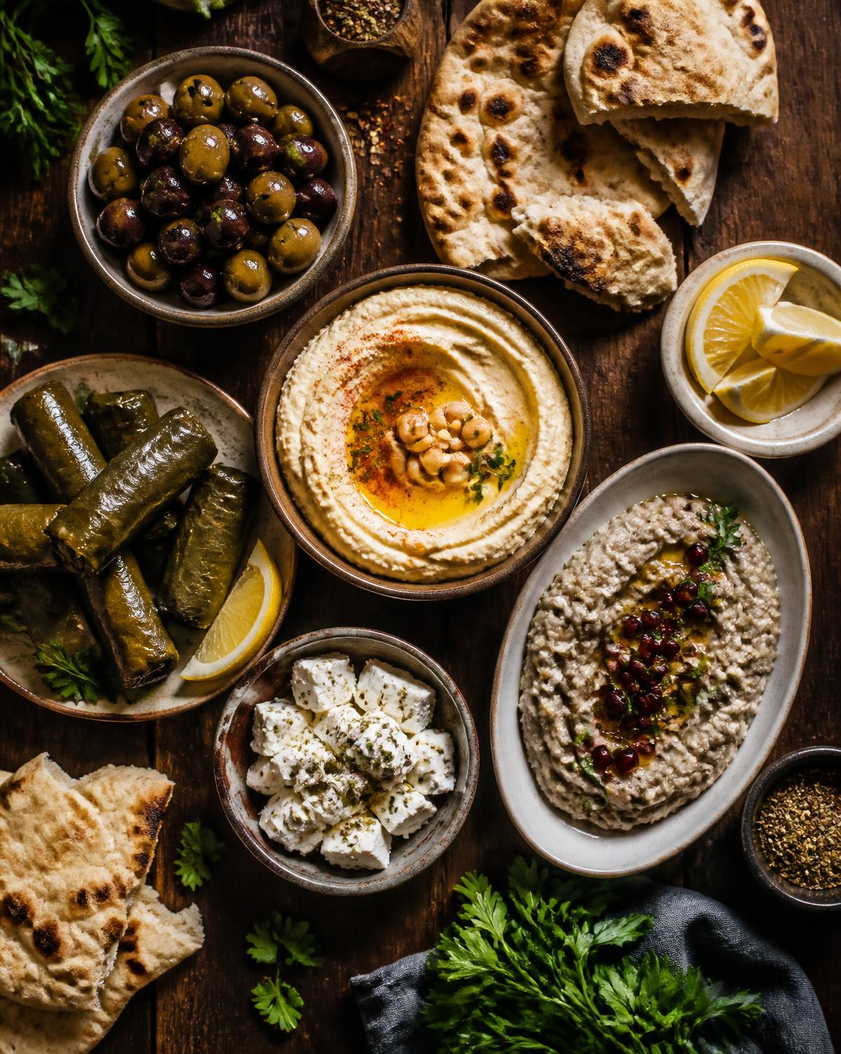 3 kleine Mezes & ein Getränk